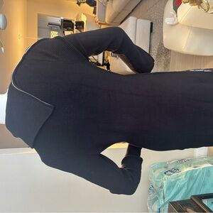 Torn by Ronny Kobo Black Knit Top